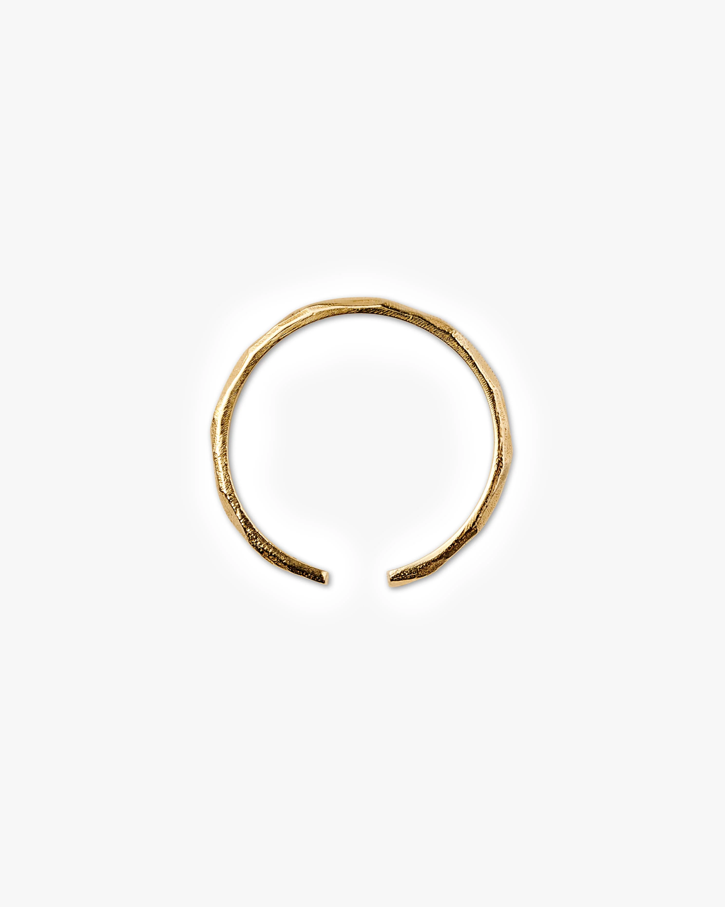 Faceted Toe Ring - Gold